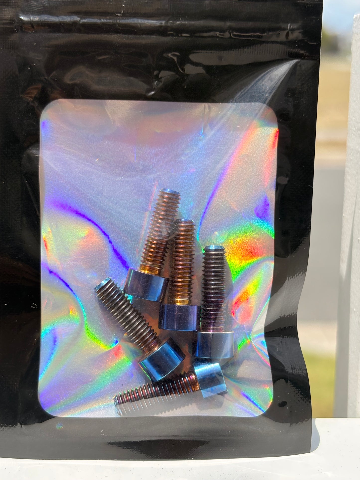 Fatboy Rear Rack Titanium Bolts